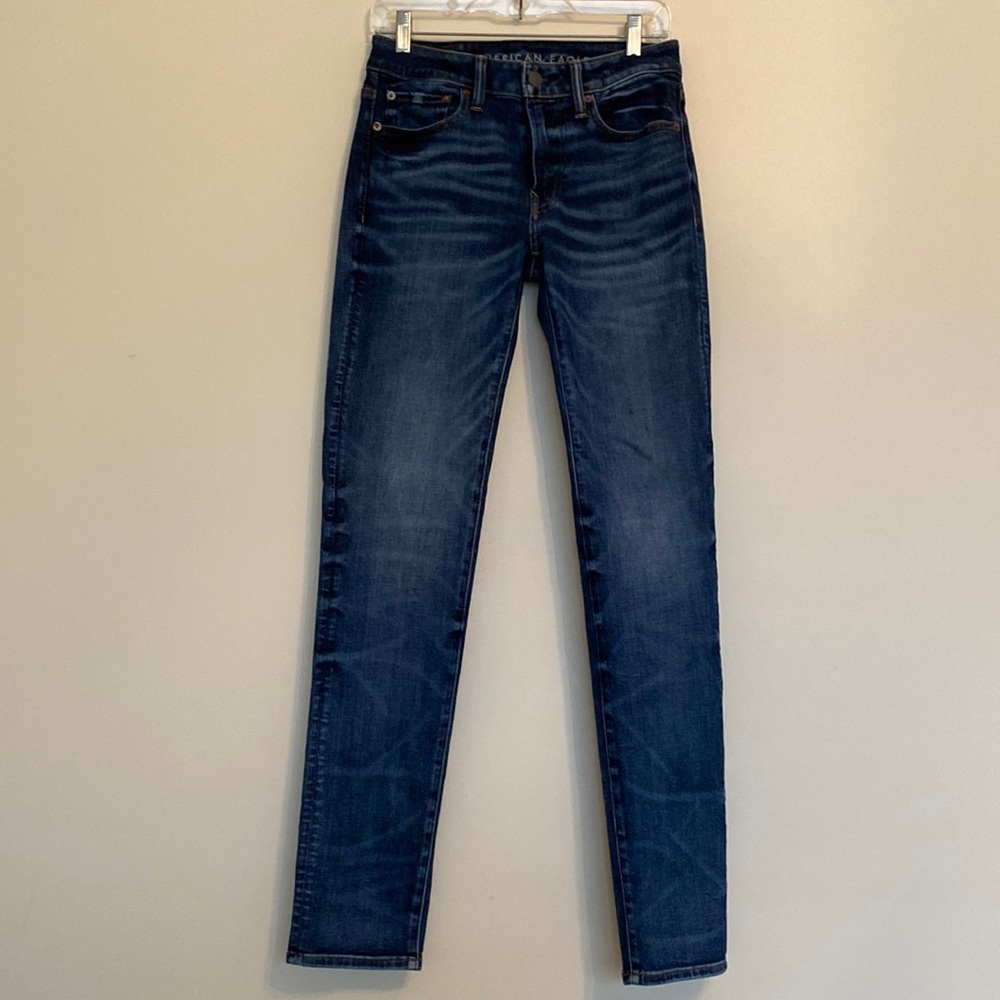 AE American Eagle Airflex+Slim Jeans Medium Wash